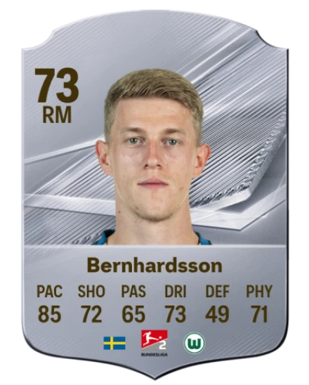 Bernhardsson 73 Common RM FC 26 card