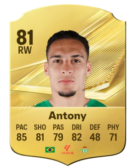 Antony 81 Common RW FC 26 card