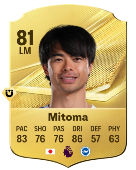 Mitoma 81 Common LM FC 26 card