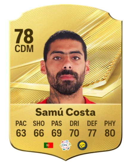 Samú Costa 78 Common CDM FC 26 card
