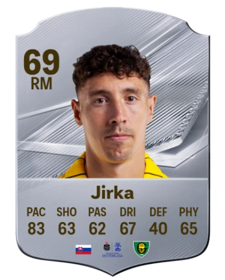 Jirka 69 Common RM FC 26 card