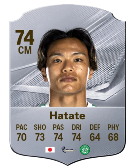 Hatate 74 Rare CM FC 26 card