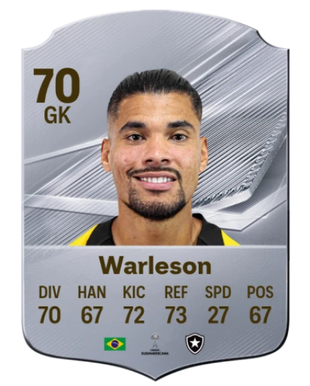 Warleson 70 Common GK FC 26 card