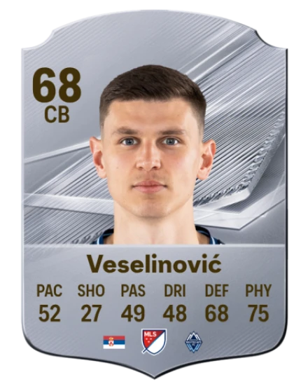 Veselinović 68 Common CB FC 26 card
