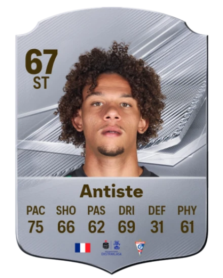 Antiste 67 Silver ST FC 27 card