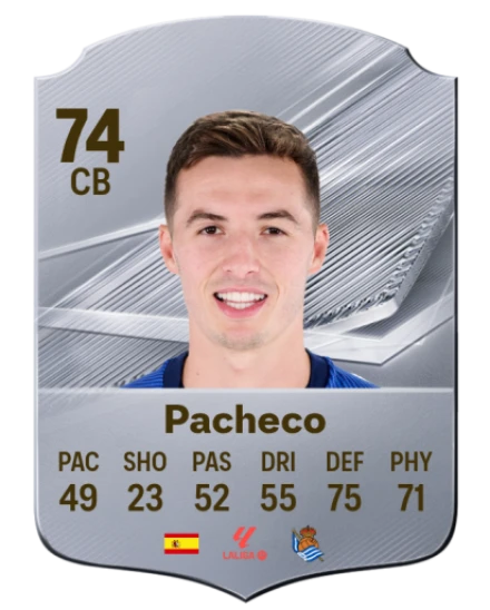 Pacheco 74 Silver CB FC 27 card