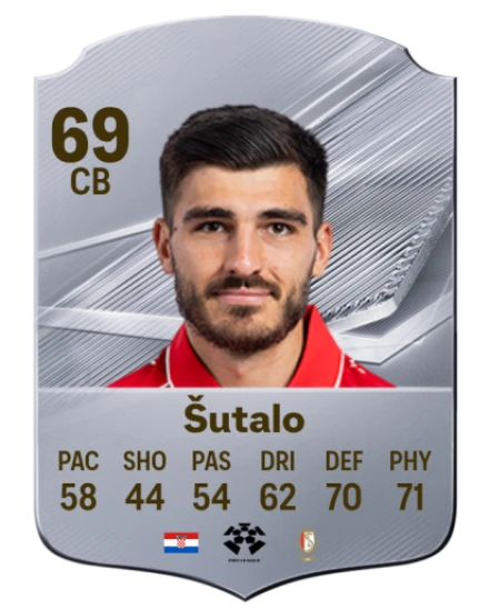 Šutalo 69 Silver CB FC 27 card