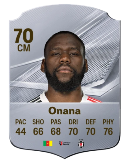 Onana 70 Silver CM FC 27 card