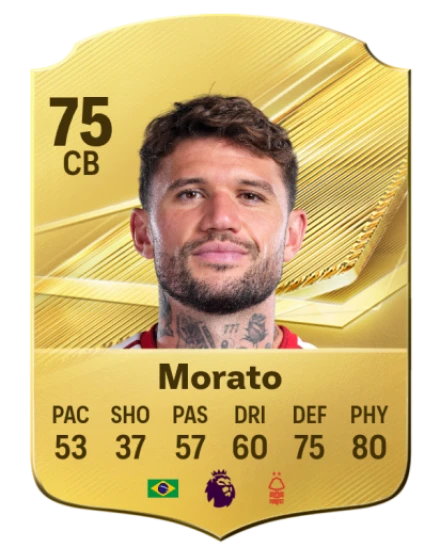 Morato 75 Gold CB FC 27 card