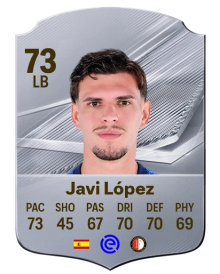Javi López 73 Silver LB FC 27 card