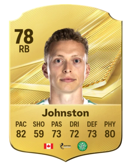Johnston 78 Common RB FC 26 card