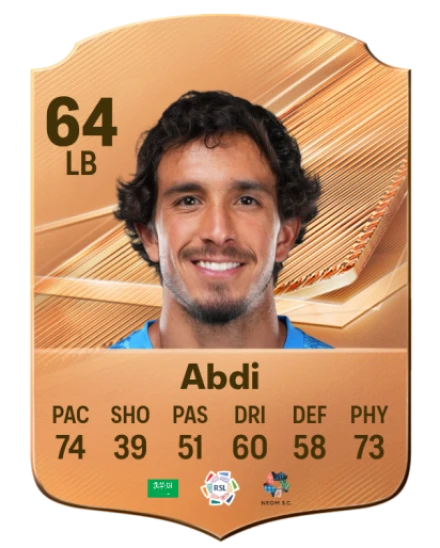 Abdi 64 Bronze LB FC 27 card