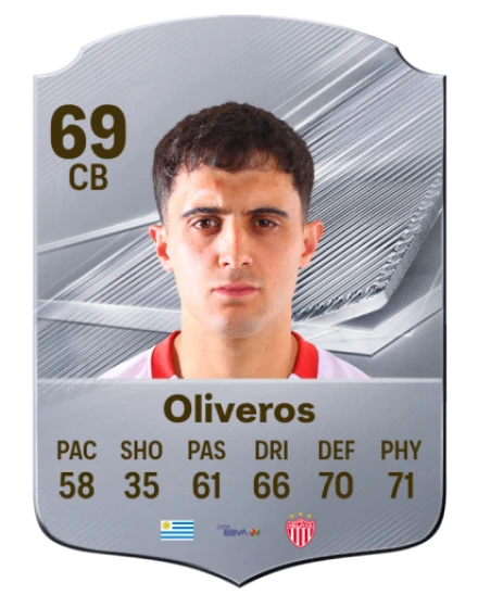 Oliveros 69 Common CB FC 26 card