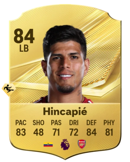 Hincapié 84 Common LB FC 26 card