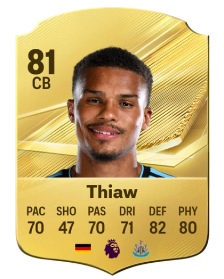 Thiaw 81 Common CB FC 26 card