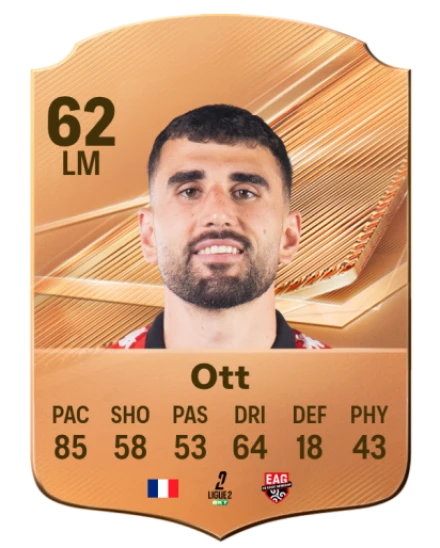 Ott 62 Bronze LM FC 27 card
