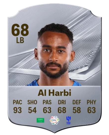 Al Harbi 68 Silver LB FC 27 card