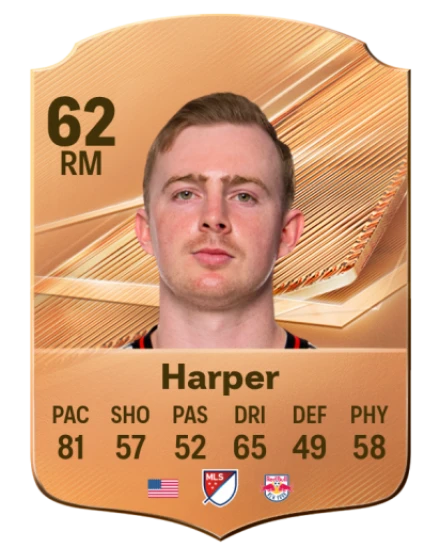 Harper 62 Common RM FC 26 card