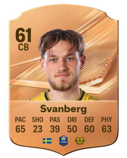 Svanberg 61 Bronze CB FC 27 card