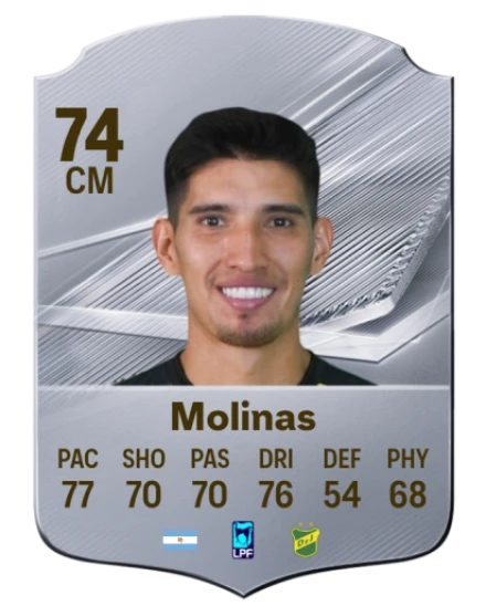 Molinas 74 Common CM FC 26 card