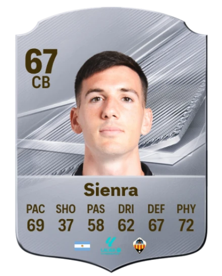 Sienra 67 Silver CB FC 27 card