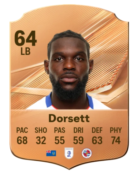 Dorsett 64 Common LB FC 26 card