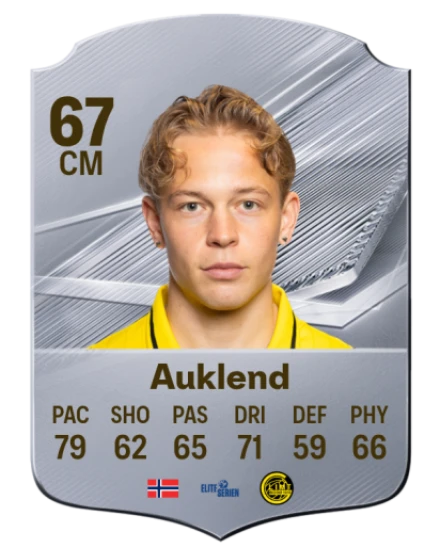 Auklend 67 Silver CM FC 27 card