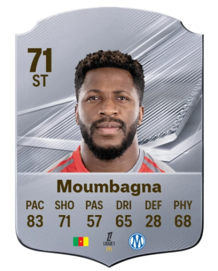 Moumbagna 71 Silver ST FC 27 card