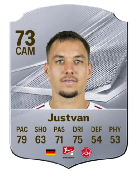 Justvan 73 Common CAM FC 26 card