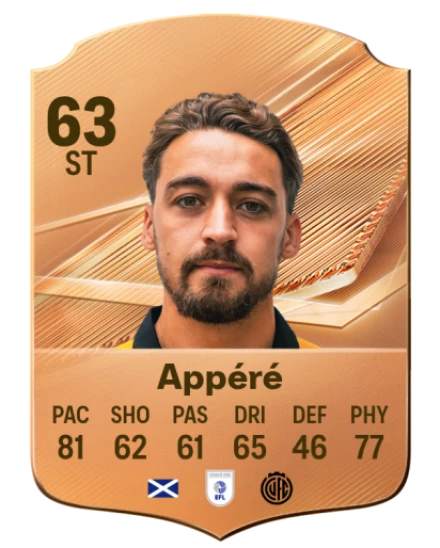 Appéré 63 Bronze ST FC 27 card
