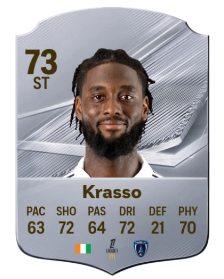 Krasso 73 Silver ST FC 27 card