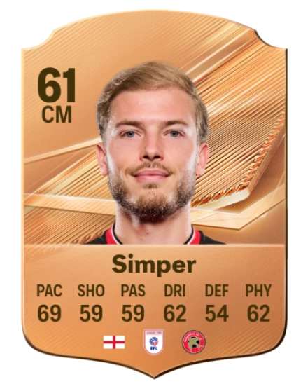 Simper 61 Common CM FC 26 card