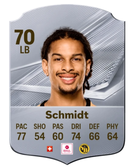 Schmidt 70 Silver LB FC 27 card