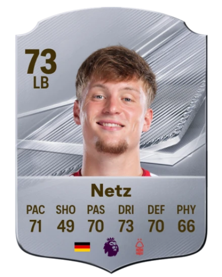 Netz 73 Silver LB FC 27 card