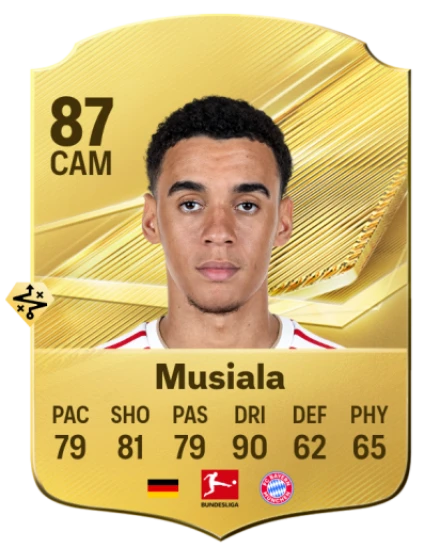Musiala 87 Common CAM FC 26 card