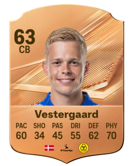 Vestergaard 63 Common CB FC 26 card