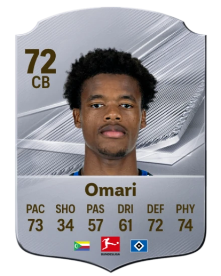 Omari 72 Common CB FC 26 card