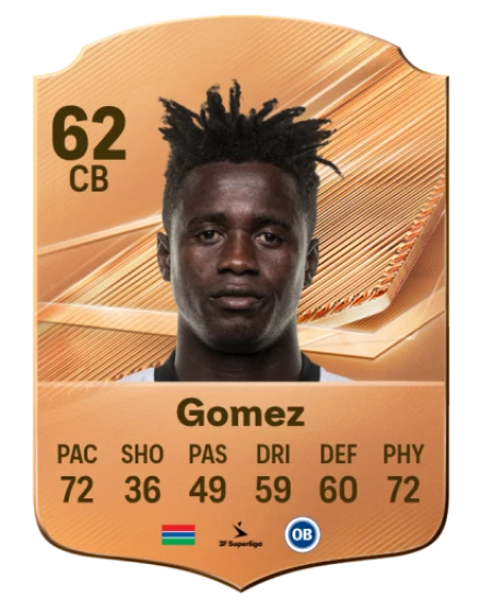 Gomez 62 Common CB FC 26 card