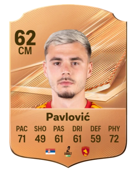 Pavlović 62 Bronze CM FC 27 card