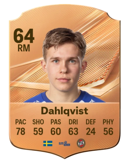 Dahlqvist 64 Common RM FC 26 card