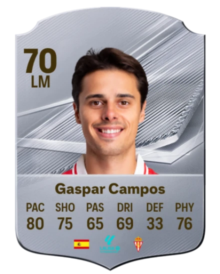 Gaspar Campos 70 Common LM FC 26 card