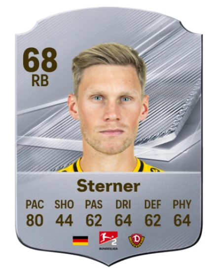 Sterner 68 Common RB FC 26 card