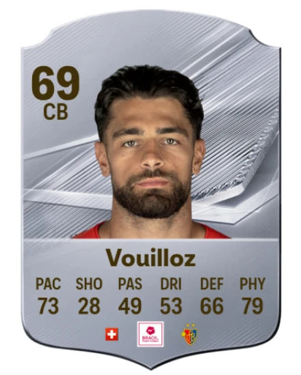 Vouilloz 69 Common CB FC 26 card