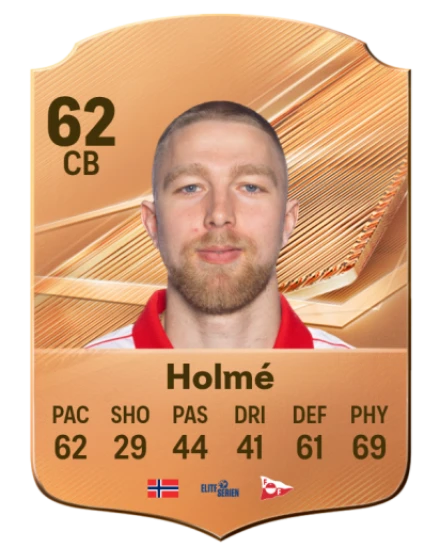 Holmé 62 Bronze CB FC 27 card