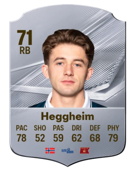 Heggheim 71 Common RB FC 26 card