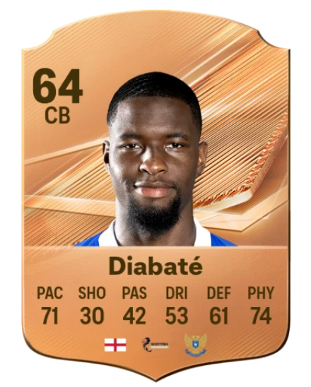Diabaté 64 Common CB FC 26 card