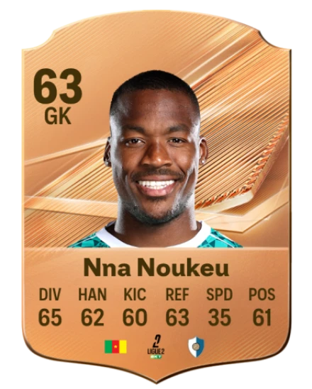Nna Noukeu 63 Bronze GK FC 27 card