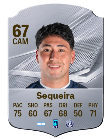 Sequeira 67 Silver CAM FC 27 card