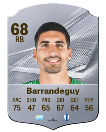 Barrandeguy 68 Common RB FC 26 card
