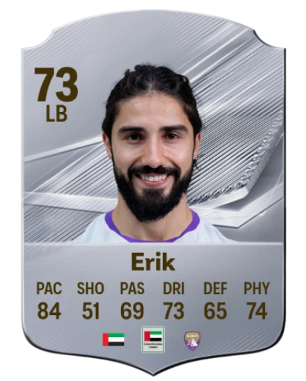 Erik 73 Common LB FC 26 card